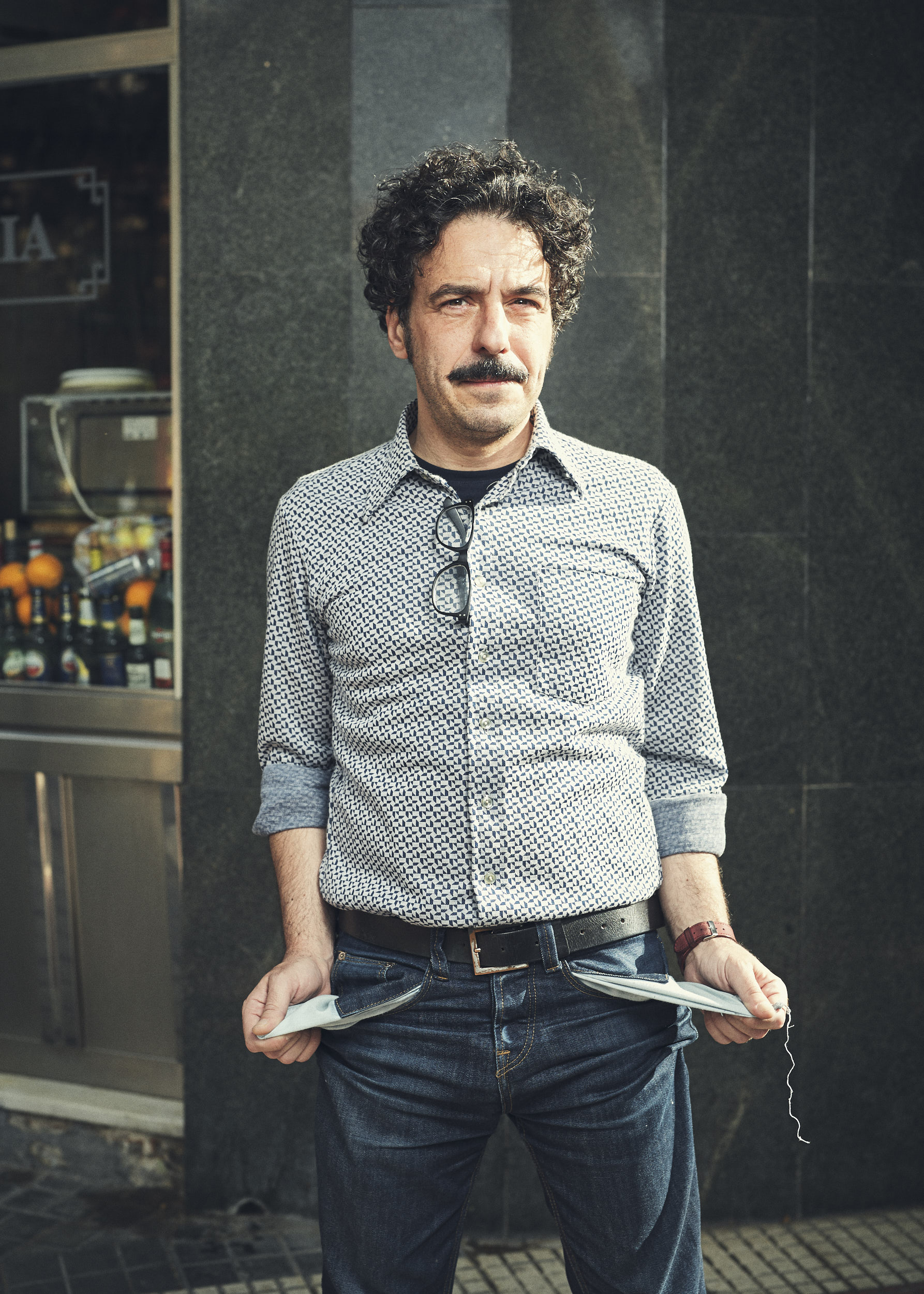 Darío Adanti. Portrait by Jacobo Medrano for Man on the Moon magazine. 