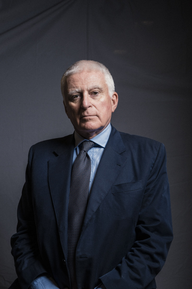 Paolo Vasile. Portrait by Jacobo Medrano for Forbes magazine. 