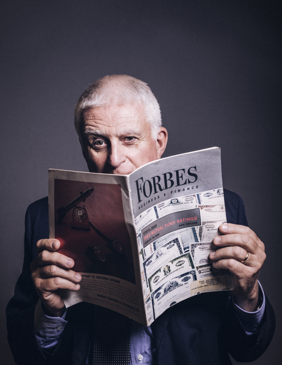 Paolo Vasile. Portrait by Jacobo Medrano for Forbes magazine. 